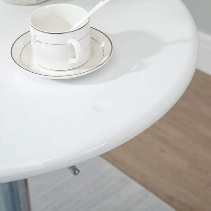 Table de réunion haute avec plateau ABS – idéale pour coin café ou espace collaboratif | Big Office Maroc – Image 7