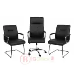 Ensemble de Chaises de Bureau – Fauteuil Direction + 2 Chaises Visiteur
