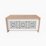 Table de réunion MDF – Design moucharabieh oriental ajouré