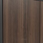 Bibliothèque de bureau en bois MDF effet noyer - Design moderne 240x40x200 cm | Big Office Maroc – Image 4