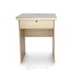 Bureau Compact 60 cm avec Tiroir - Modèle 606 - Bois Clair