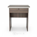 Bureau Compact 60 cm avec Tiroir - Modèle 606 - Bois Foncé