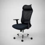 Chaise de bureau ergonomique en mesh avec appui-tête – Confort professionnel – Réglable & respirante