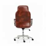 Fauteuil de Direction 116P - Simili Cuir Marron Vintage - Accoudoirs Chromés & Base Renforcée – Image 7