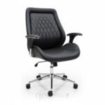 Fauteuil de Direction 8630P: L'Allié de Votre Dos (Design Ergonomique & Finition Noir Premium) – Image 2