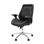 Fauteuil de Direction 8630P: L'Allié de Votre Dos (Design Ergonomique & Finition Noir Premium) – Image 3