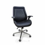 Fauteuil de Direction 8630P: L'Allié de Votre Dos (Design Ergonomique & Finition Noir Premium) – Image 5
