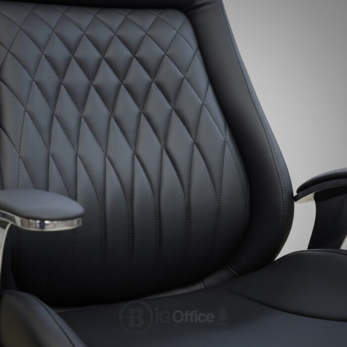 Fauteuil de Direction 8630P: L'Allié de Votre Dos (Design Ergonomique & Finition Noir Premium) – Image 6
