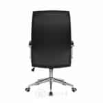Fauteuil de Direction Ergonomique 786P - Noir, Accoudoirs Chromés & Hauteur Réglable – Image 7