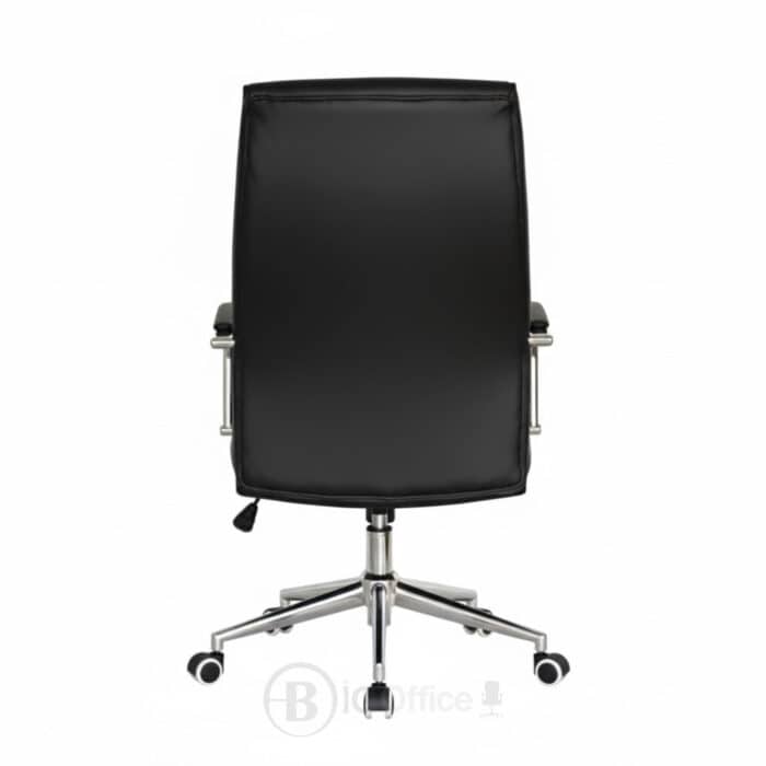 Fauteuil de Direction Ergonomique 786P - Noir, Accoudoirs Chromés & Hauteur Réglable – Image 7