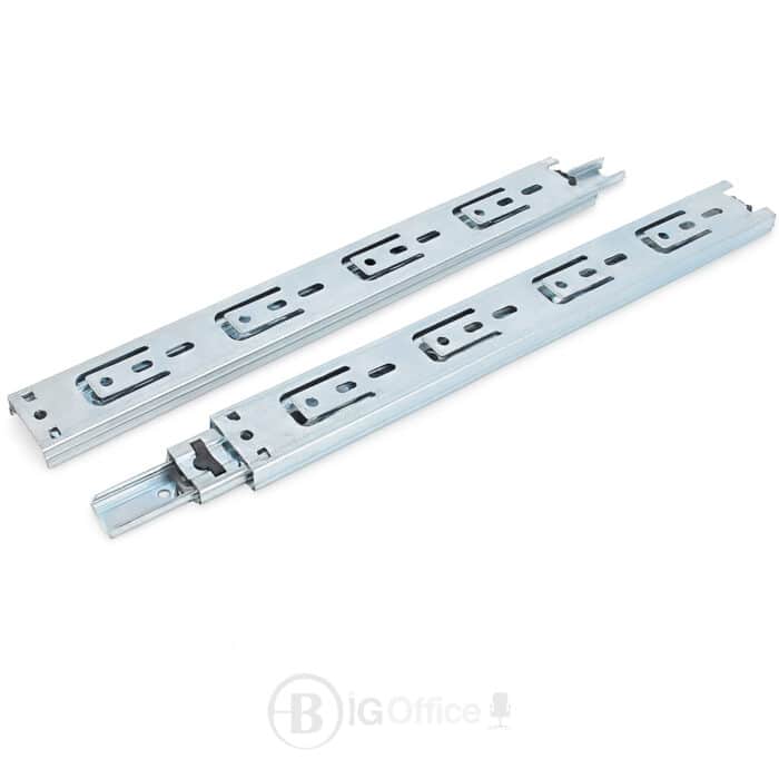Glissière métallique pour tiroir – Rails télescopiques robustes pour caisson et mobilier professionnel – Image 2