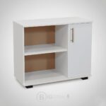 Meuble de Rangement en Liquidation - 80×40×75 cm - Blanc MDF – Image 2