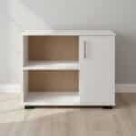 Meuble de Rangement en Liquidation - 80×40×75 cm - Blanc MDF – Image 4
