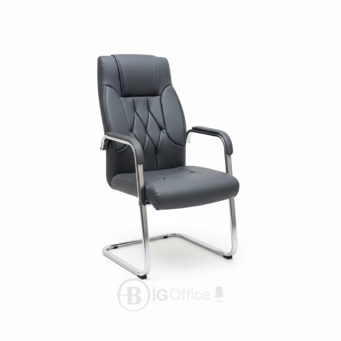 Pack Fauteuil de Direction 1024 - 1 Siège Président + 2 Sièges Visiteur - Design Premium Gris – Image 3