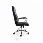 Pack Fauteuil de Direction 106V - 1 Fauteuil Directeur + 2 Fauteuils Visiteurs - Simili Cuir Noir – Image 8