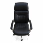 Pack Fauteuil de Direction 106V - 1 Fauteuil Directeur + 2 Fauteuils Visiteurs - Simili Cuir Noir – Image 9