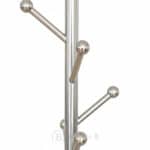 Porte-Manteau en Acier Inoxydable avec Base Ronde en Marbre – Hauteur 170 cm (Lot de 2) – Image 2