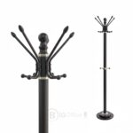Porte-Manteau Maroc (Modèle 8011) : L'Alliance du Métal Noir et du Marbre Véritable - Stabilité Garantie – Image 2