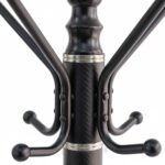 Porte-Manteau Maroc (Modèle 8011) : L'Alliance du Métal Noir et du Marbre Véritable - Stabilité Garantie – Image 3