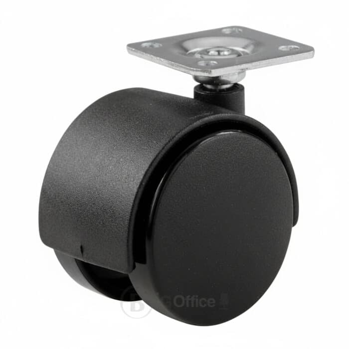 Roulette pour caisson de bureau - Roulette pivotante robuste 50 mm – Image 3