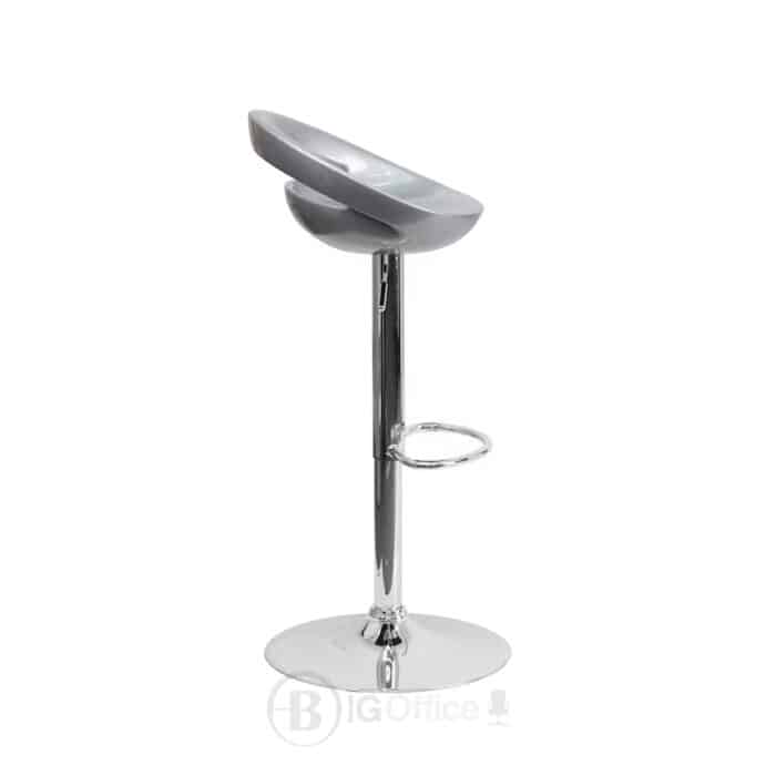 Tabouret de bar design en ABS – Réglable en hauteur avec base chromée – Image 2