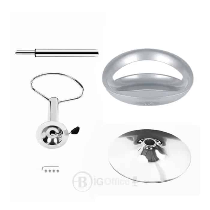 Tabouret de bar design en ABS – Réglable en hauteur avec base chromée – Image 5