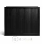 Armoire Métallique Noire à Rideaux – L 120 × H 100 × P 45 cm