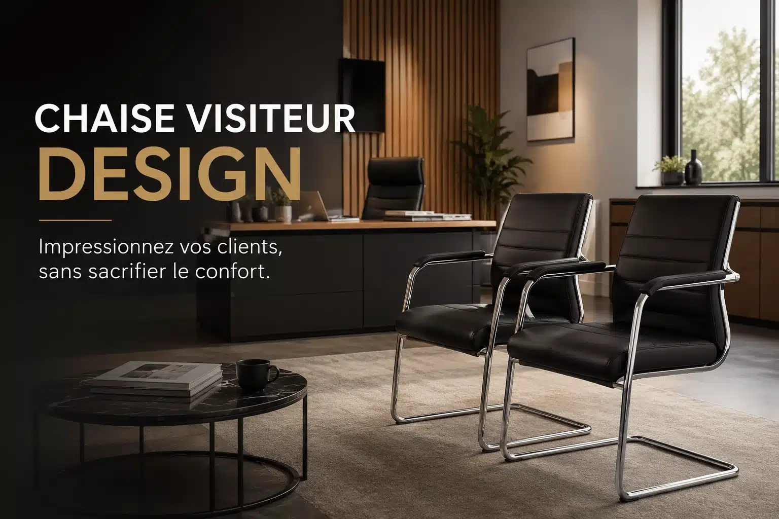 Chaise visiteur design Comment impressionner vos clients sans sacrifier le confort