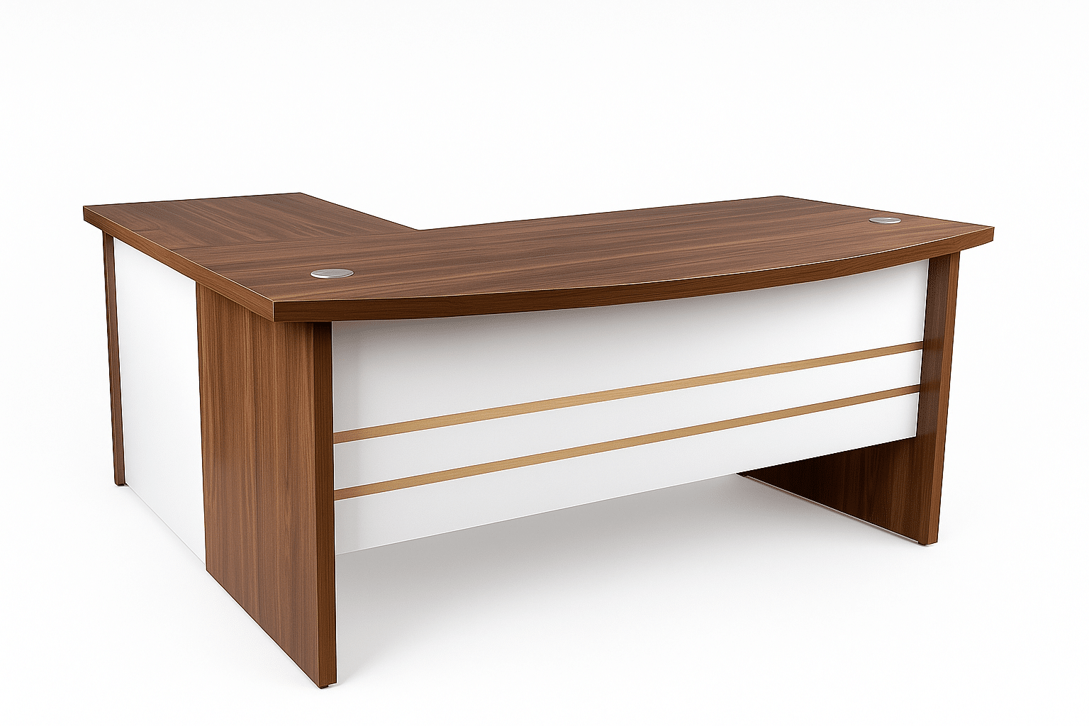 Bureau de direction en angle