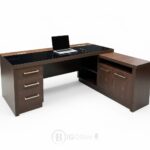 Bureau de Direction MAJESTÉ (Wengé): Luxe Traditionnel & Rangement Exécutif Intégré – Image 5