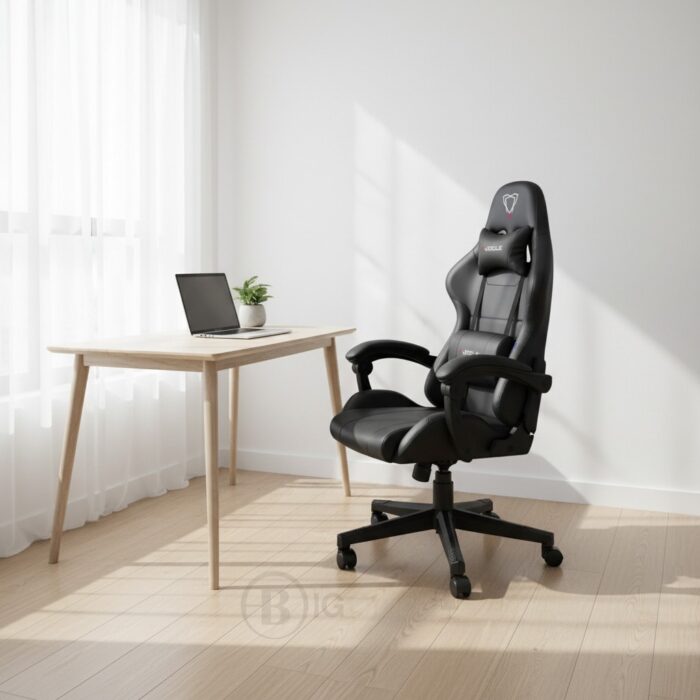 Chaise Gaming Ergonomique F-041A Noir - Confort Pro Gamer | Chaise Gaming Maroc – Image 7