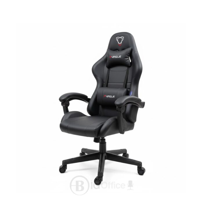 Chaise Gaming Ergonomique F-041A Noir - Confort Pro Gamer | Chaise Gaming Maroc – Image 2