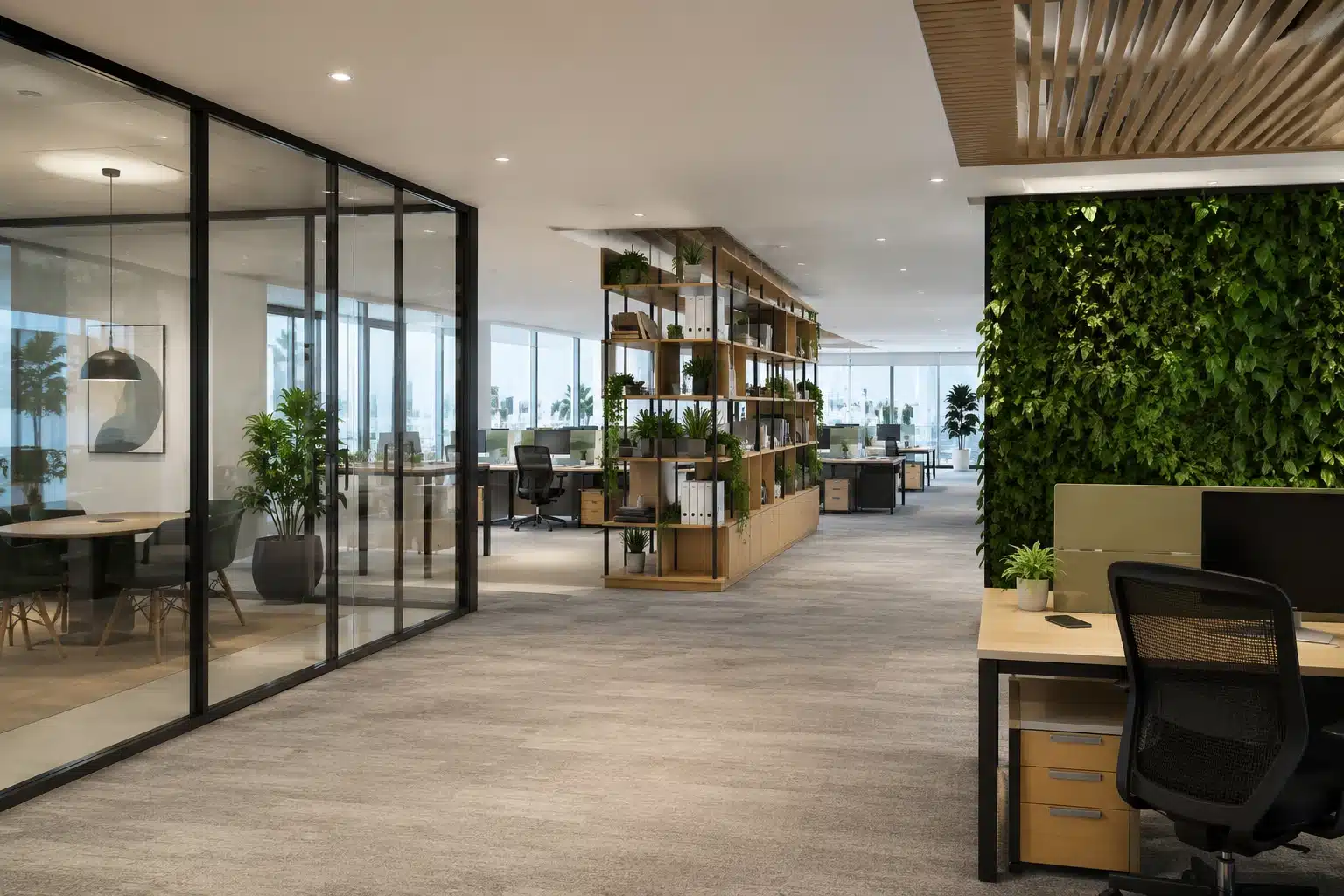Cloisons amovibles pour open space bureau PME au Maroc