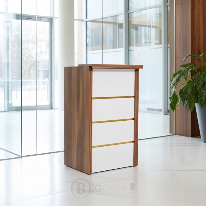 Comptoir de réception en MDF sur mesure – Design moderne & professionnel – Image 3