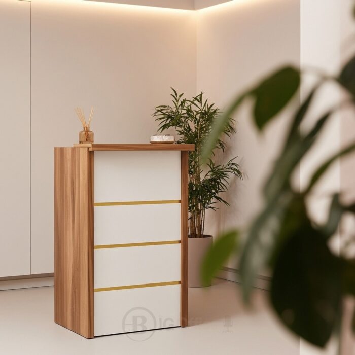 Comptoir de réception en MDF sur mesure – Design moderne & professionnel – Image 4
