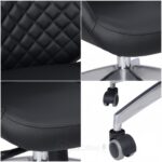 Fauteuil de Direction 4009P: L’Élégance du Motif "Diamant" & Confort Ergonomique (Noir) – Image 4