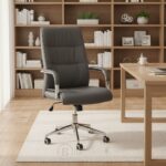 Fauteuil de Direction 786P Gris: Le Confort Ergonomique au Design Épuré (Maroc) – Image 8