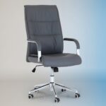 Fauteuil de Direction 786P Gris: Le Confort Ergonomique au Design Épuré (Maroc) – Image 6