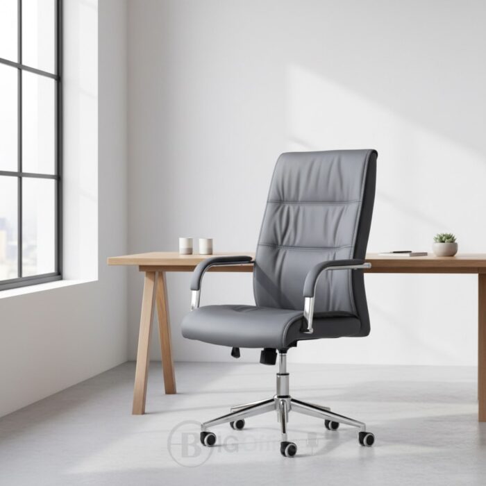 Fauteuil de Direction 786P Gris: Le Confort Ergonomique au Design Épuré (Maroc) – Image 9