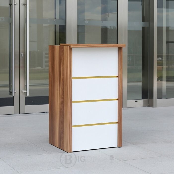 Comptoir de réception en MDF sur mesure – Design moderne & professionnel – Image 5