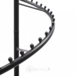 Porte-Manteau Spirale (1m80): Le Design Métal qui Organise Tout – Noir Mat (Maroc) – Image 2