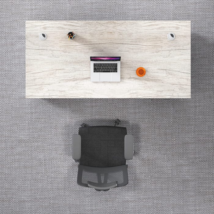 Bureau de direction moderne 140x70 cm en MDF avec caisson – Design professionnel – Image 2