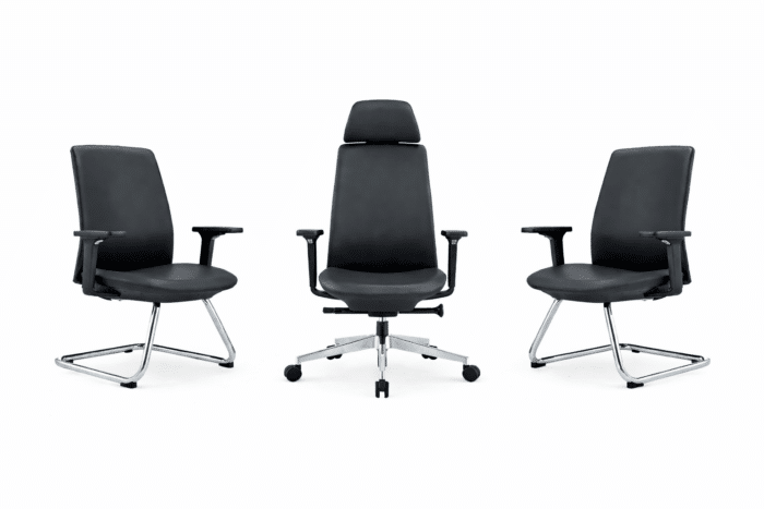 Ensemble de chaises de bureau ergonomiques – Manager & Visiteurs – Image 6