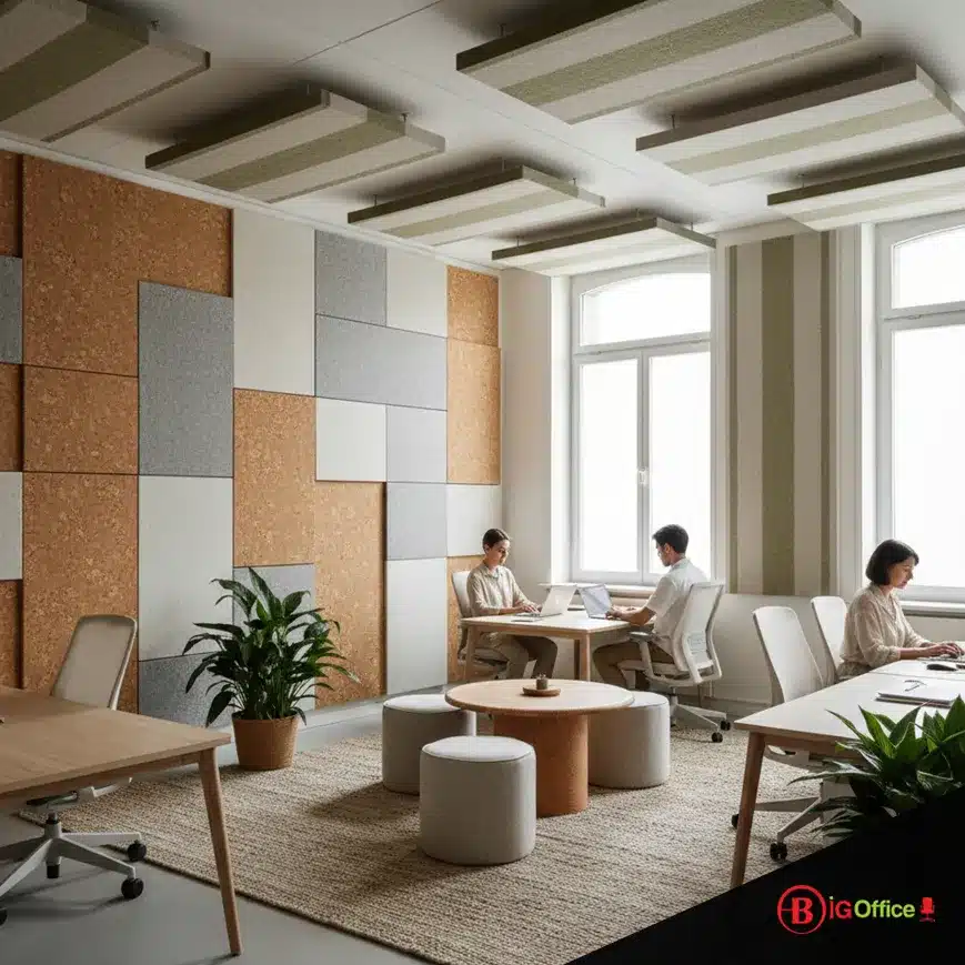 Matériaux naturels utilisés dans le mobilier de bureau au Maroc