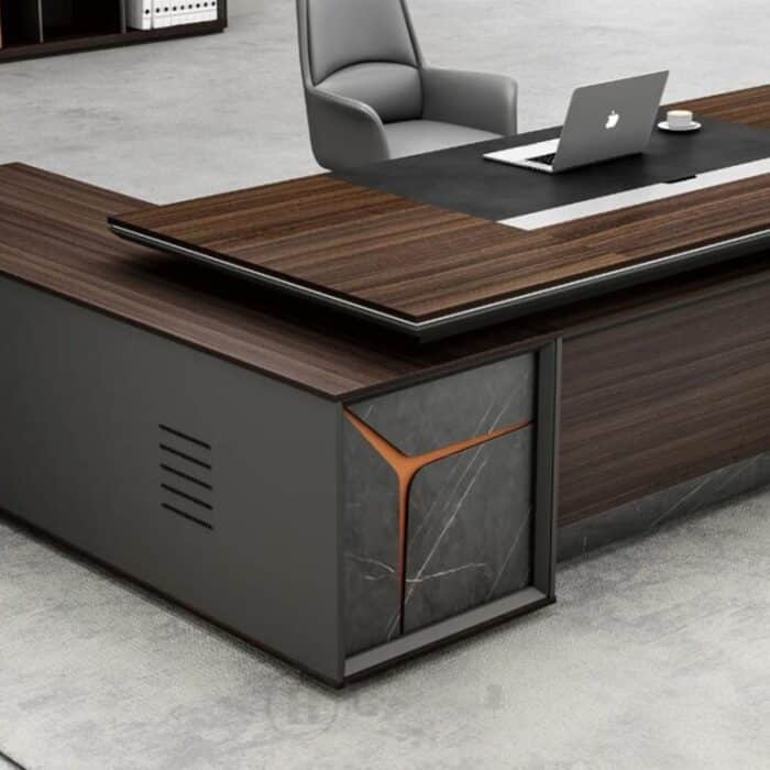 Bureau de Direction Design en MDF – Style Executive Haut de Gamme – Image 4