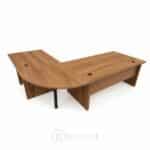 Bureau de direction en MDF 240x160 cm avec retour et angle – Design professionnel