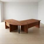 Bureau de direction en MDF 240x160 cm avec retour et angle – Design professionnel – Image 4
