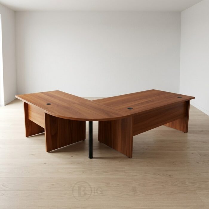 Bureau de direction en MDF 240x160 cm avec retour et angle – Design professionnel – Image 4