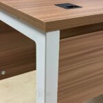 Bureau Professionnel 160x80 cm Bois MDF avec Caisson Mobile - Style Moderne – Image 3