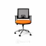 Chaise de bureau opérateur en tissu mesh – Assise rembourrée